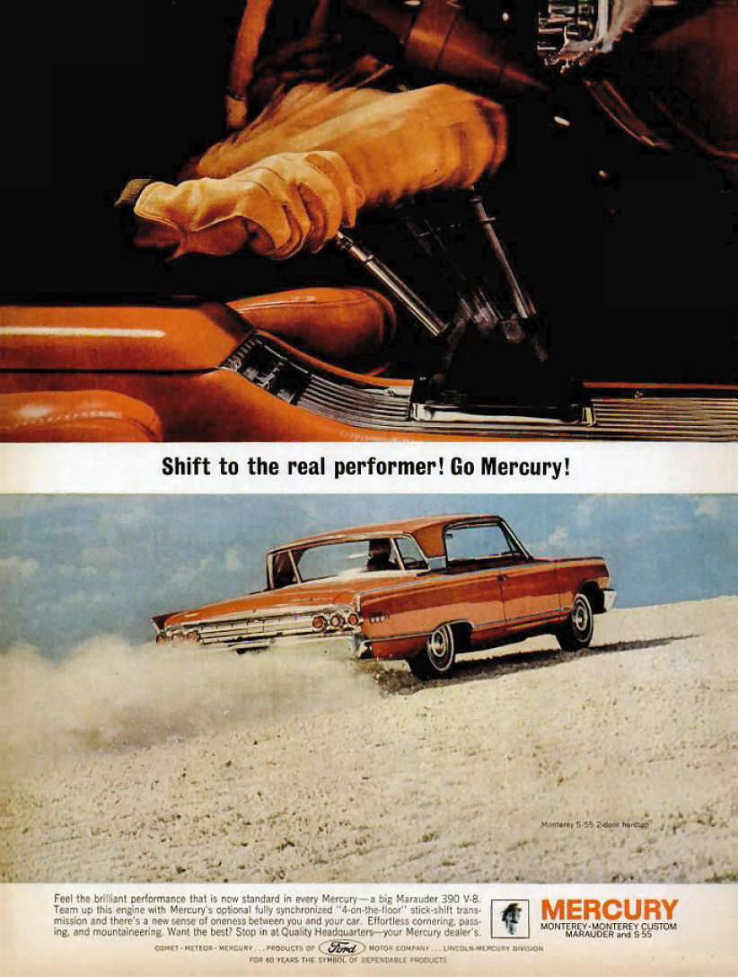 1963 Mercury Auto Advertising